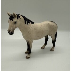 Schleich WHITE HANOVERIAN STALLION Horse 2008 Retired Animal Figure Stud Germany